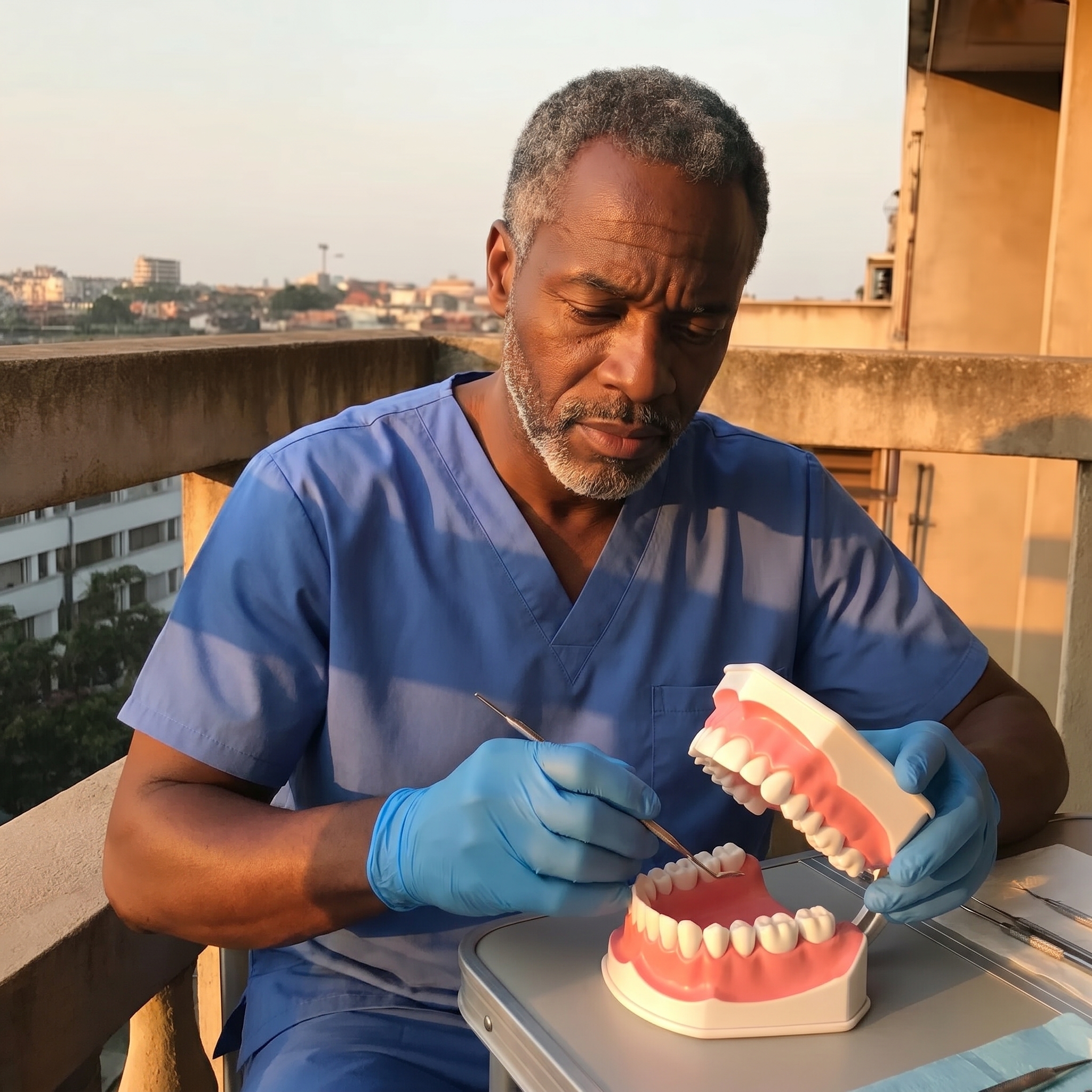Dr. Tunde — retired Nigerian dentist